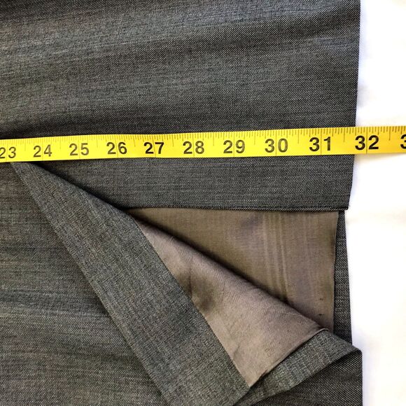 Zino Wool Italy Super 120 Sport Coat Di Valdengo Gray 44 Mens USA - Picture 7 of 12